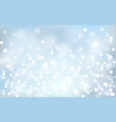 Winter And Snow Bokeh Soft Light Background