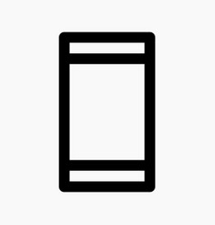 Mobile Phone Icon With Portrait Orientation