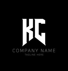 Kc Letter Logo Design Initial Letters Gamings