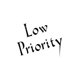 Low Priority Rubber Stamp