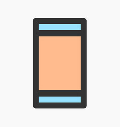 Mobile Phone Icon With Portrait Orientation