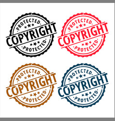 Copyright Seal Intellectual Property Badges