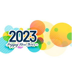 Happy New Year Holiday Background With 2023 Text