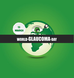 World Glaucoma Day Banner Design