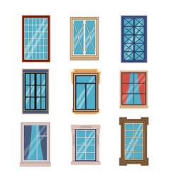 Windows Frames Flat Colorful Various Window Frame