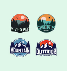 Adventure Outdoor Badge Logo Design