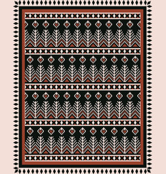 Aztec Kilim Floor Rug Pattern