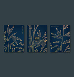 Japanese Leaves Bamboo Patterns Floral