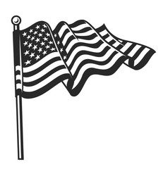 Black White American Flag Vector Images (over 3,100)