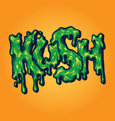 Kush Typeface Melting