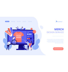 Merch Clothing Concept Landing Page