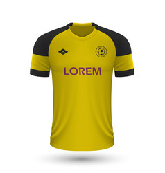 Realistic Soccer Shirt Borussia Dortmund 2022