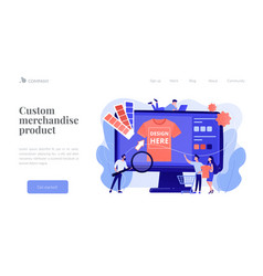 Merch Clothing Concept Landing Page