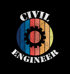 Civil Engineer T-shirt Design