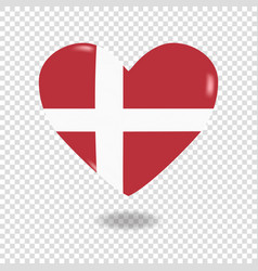 Volumetric Heart Of Denmark On Checkered