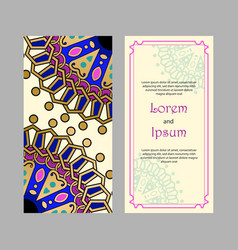 Elegant Wedding Invitation Decorated With Mandala