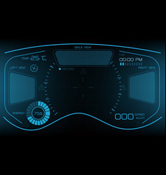 Hud Sci-fi Interface Screen View Design Virtual