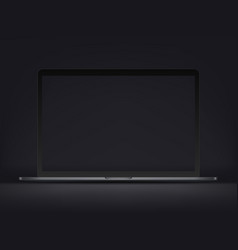 Modern Premium Laptop Mockup On Dark Background