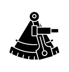 Sextant Black Glyph Icon