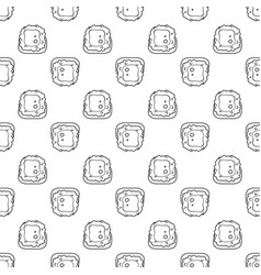 Seamless Pattern With Sushi Philadelphia Rolls