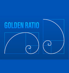 Golden Ration Abstract Geometric Background