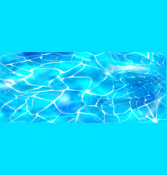 Water Pool Top View Background With Aqua Ripples