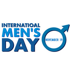 International Mens Day Poster Design