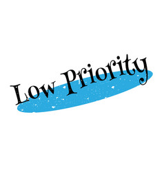 Low Priority Rubber Stamp