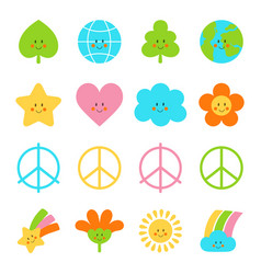 Peace Doodle Isolated Icon Clipart Funny