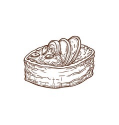 Sushi Gunkan Maki Roll Sketch Japanese Food Menu