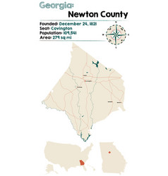 Map Newton County In Georgia