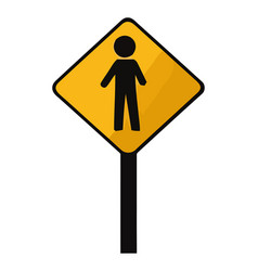 Yellow Road Sign Traffic