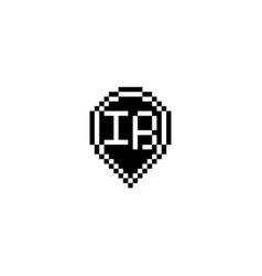 Ib Pixel Art Initial Logo