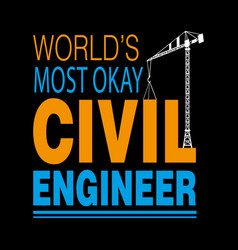 Civil Engineer T-shirt Design