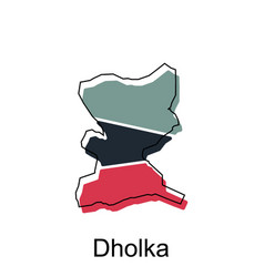 Dholka City Of India Map