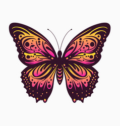 Butterfly Icon Logo Simple Design