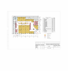 Project Plan Of The Shopping Center In City