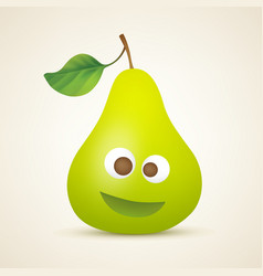 Funny Smiling Pear