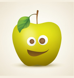 Funny Yellow Apple