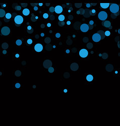 Blue Bokeh Lights On A Black Background Eps 10