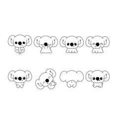 Collection Of Cartoon Koala Coloring Page