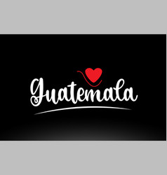 Guatemala Country Text Typography Logo Icon