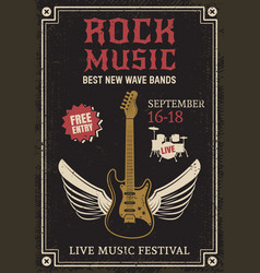 Rock Music Poster