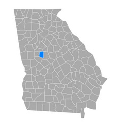 Map Lamar In Georgia