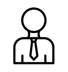 Hr Manager Thick Line Icon