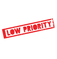 Low Priority Rubber Stamp