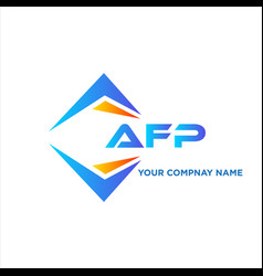 Afp Abstract Technology Logo Design On White