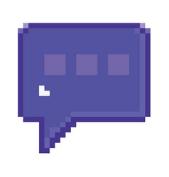 Pixel Speech Bubble