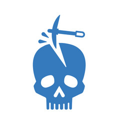 Blasphemy Danger Dead Icon Blue Color Design