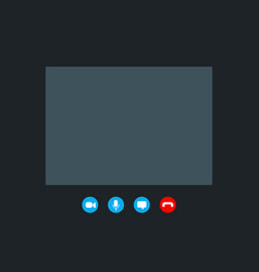 Video Call Screen Template